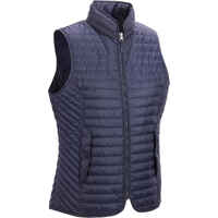 Women's Sleeveless Horse Riding Down Jacket 100 - Navy