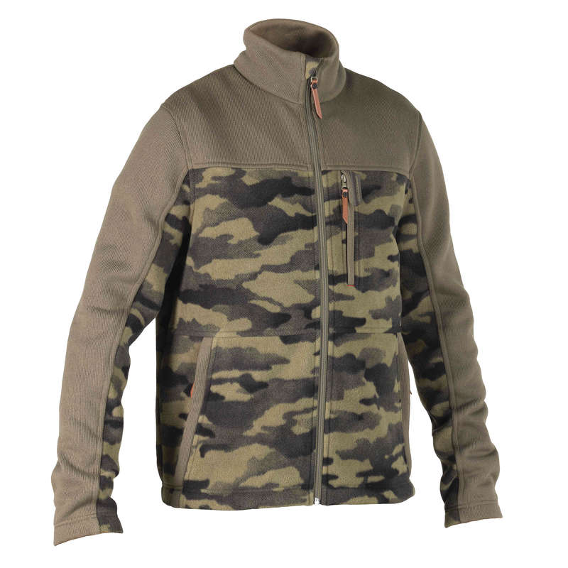 SOLOGNAC SG500 hunting FLEECE - camouflage | Decathlon