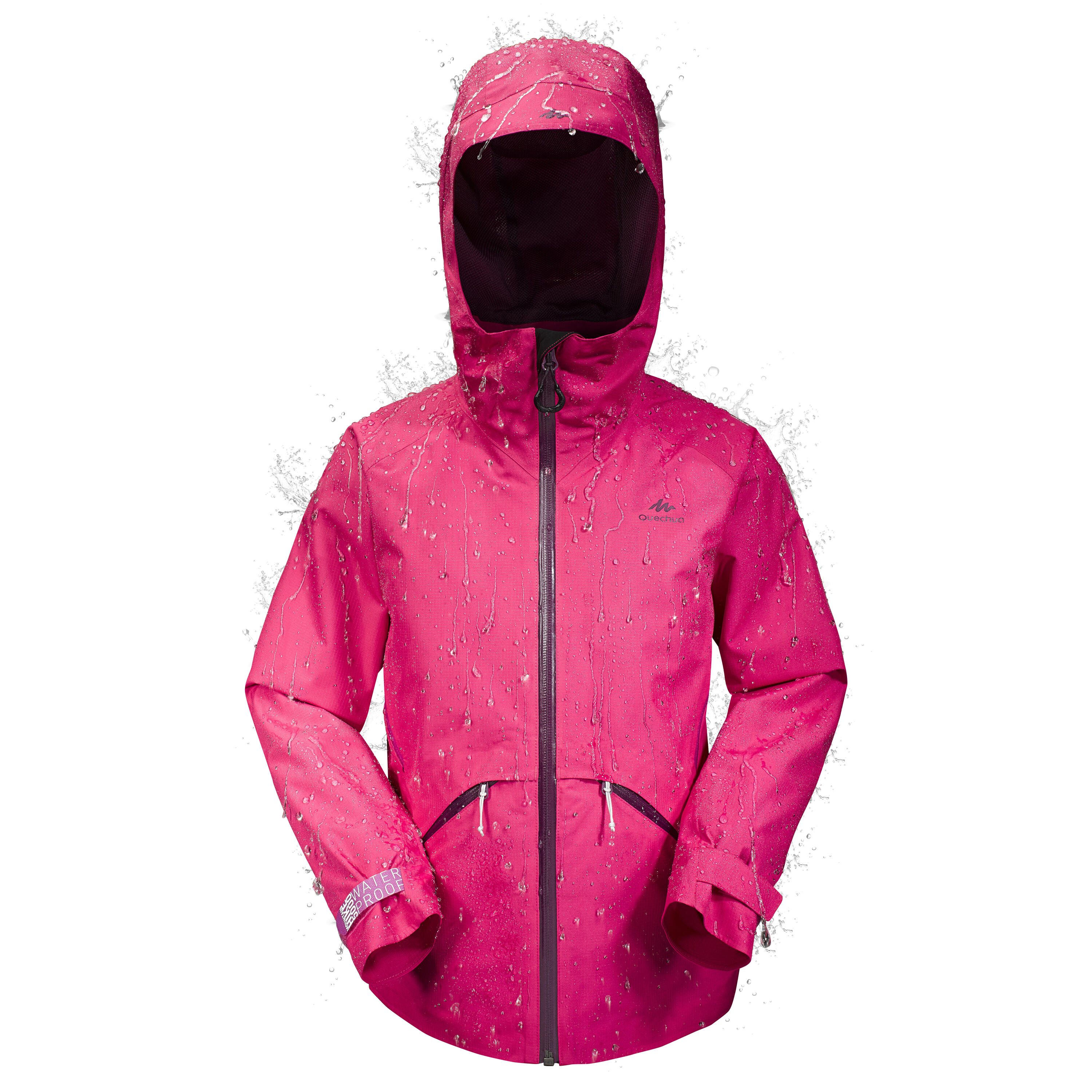 QUECHUA MH550 Children's Hiking Jacket - Pink