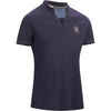 500 Mesh Women's Short-Sleeved Horse Riding Polo Shirt - Navy/Grey