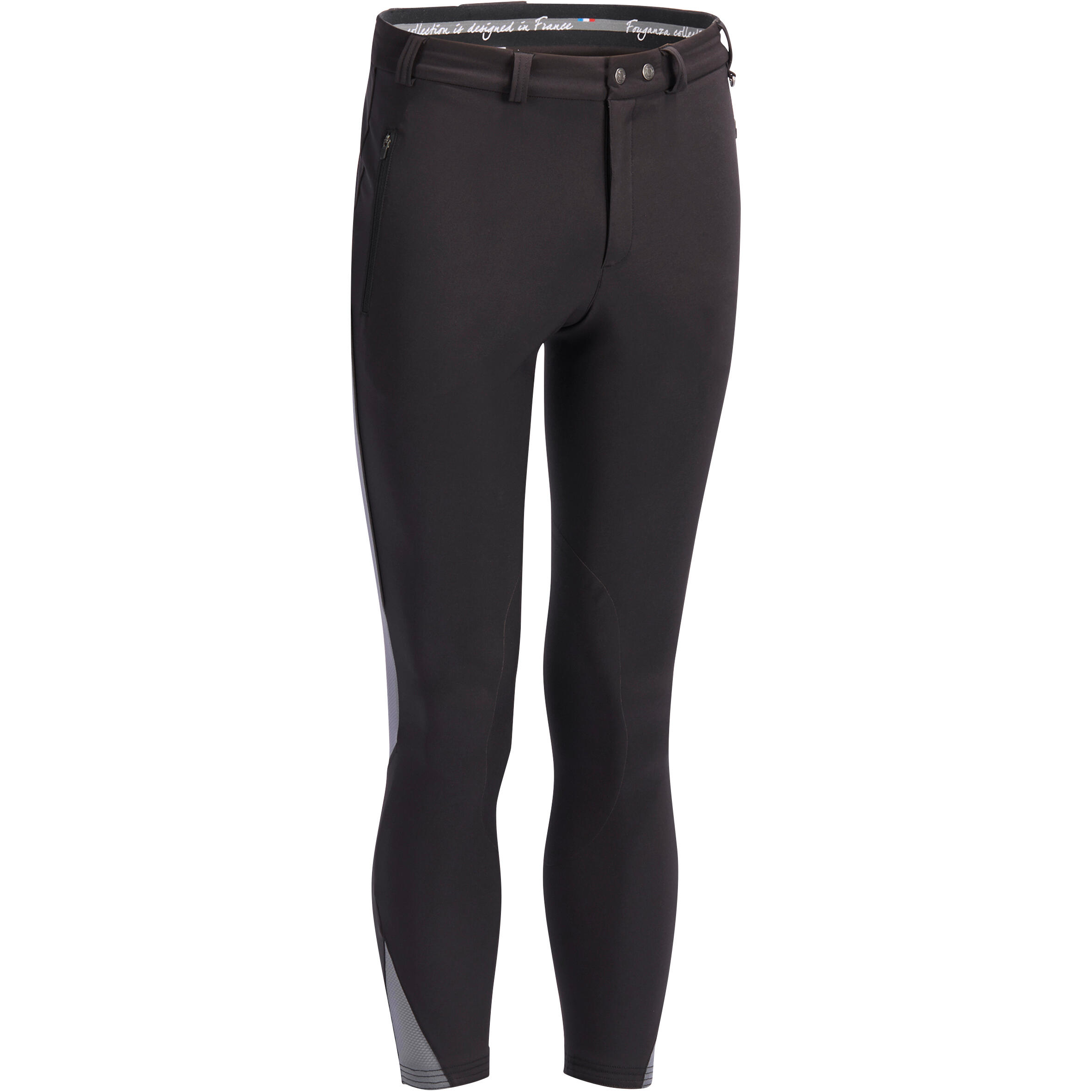500 Mesh Horse Riding Jodhpurs - Black 