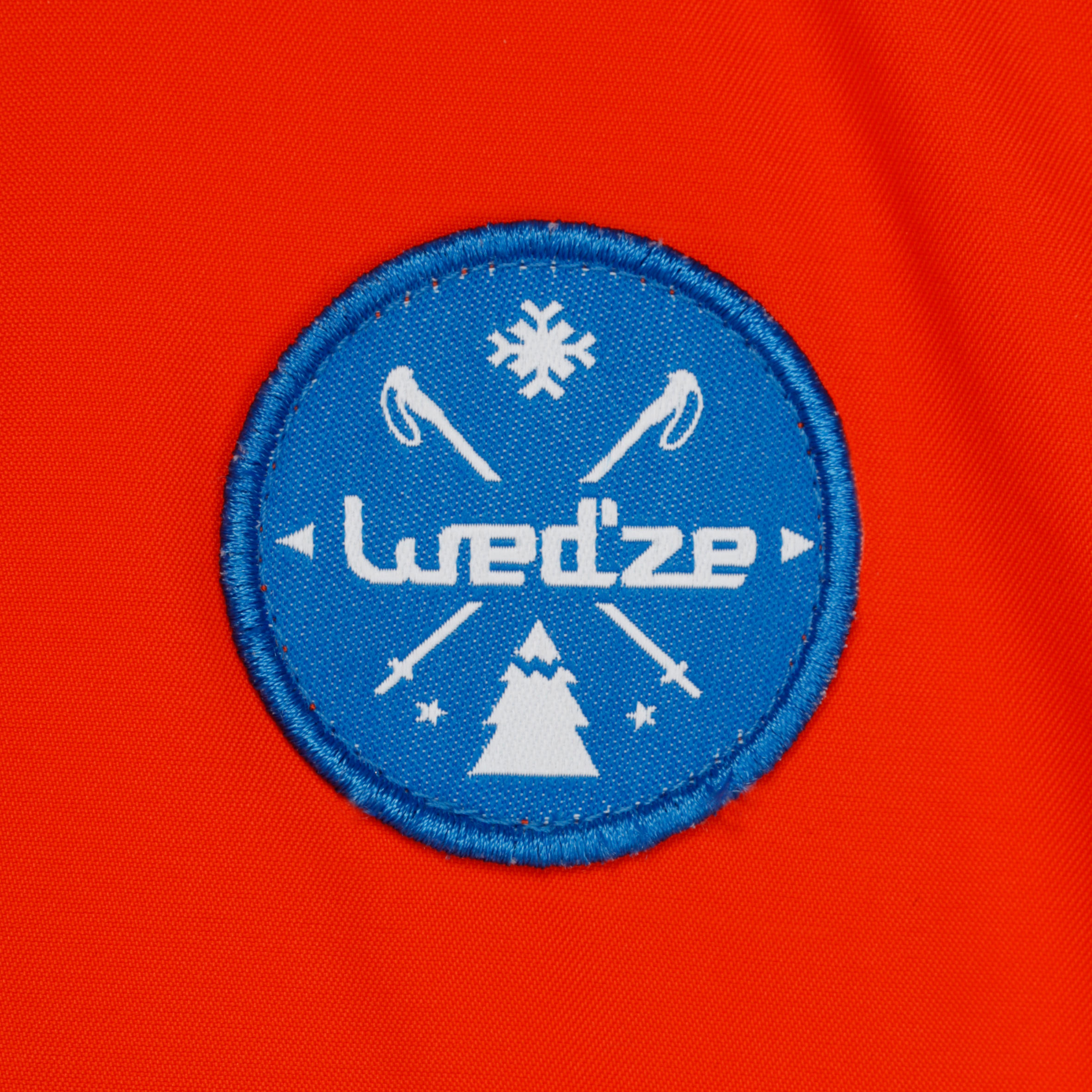 Evoslide Boy's Ski Jacket - Orange/red and Mottled grey 14/20