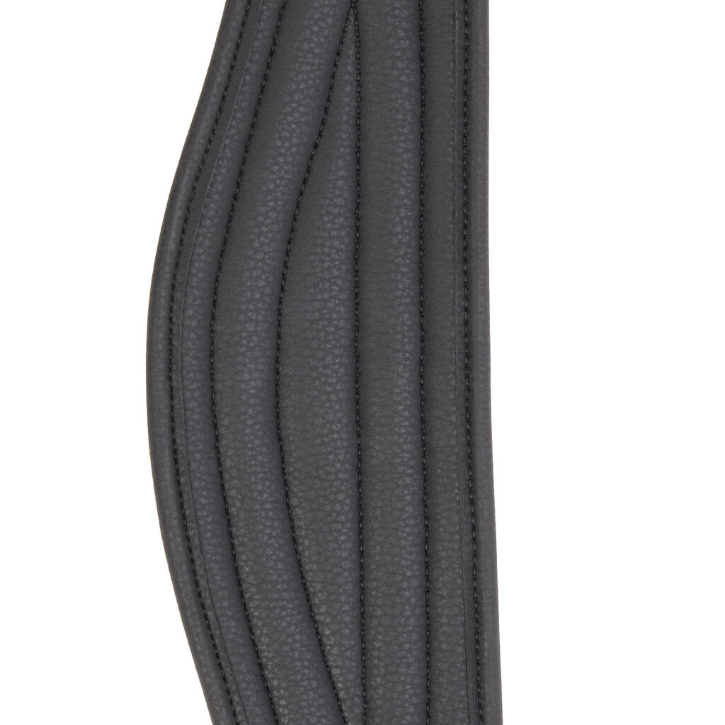 Horse and Pony Riding Synthetic Girth 100 - Black