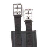 Horse and Pony Riding Synthetic Girth 100 - Black
