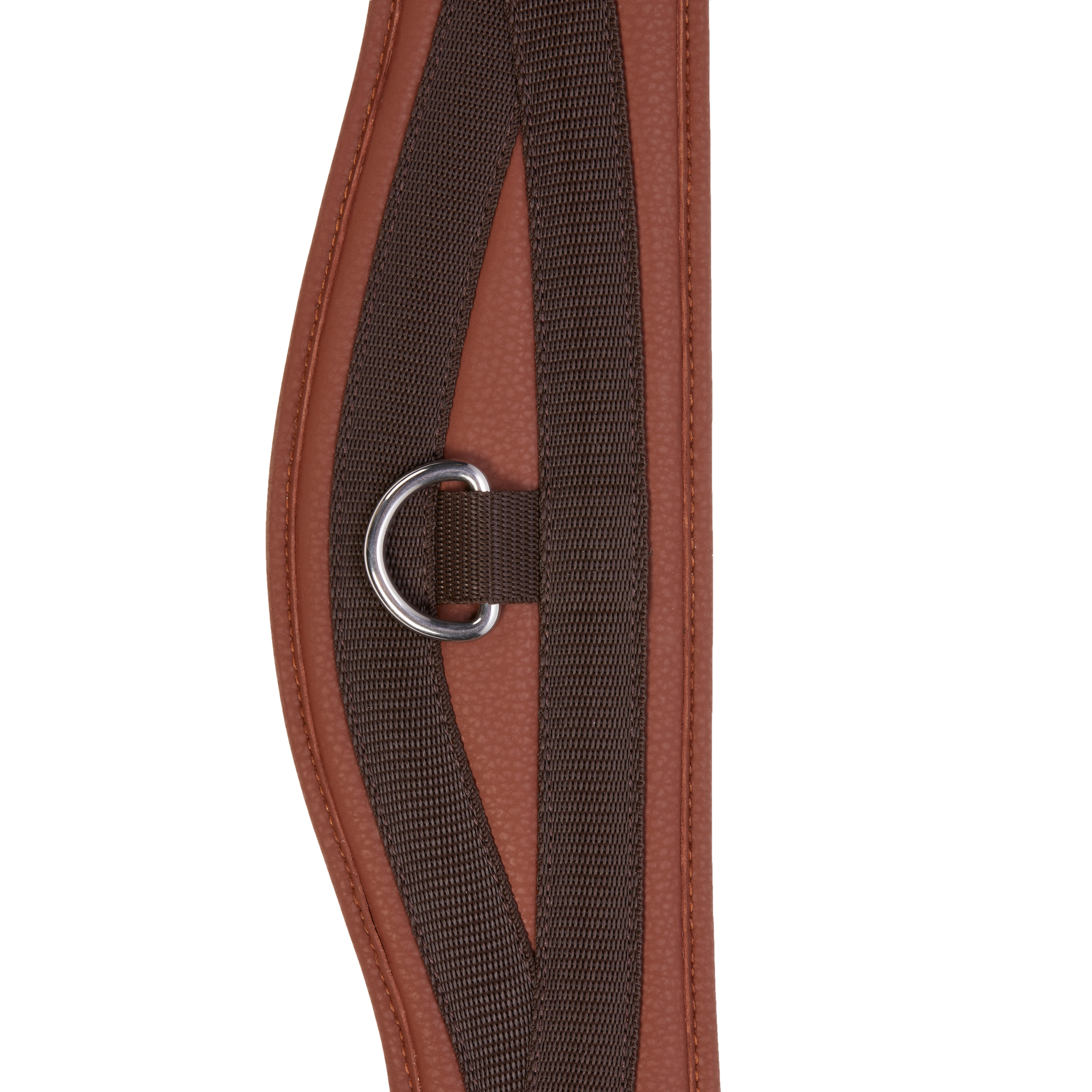 Horse & Pony Riding Synthetic Girth - 100 Brown - FOUGANZA