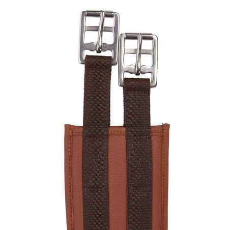 Horse and Pony Riding Synthetic Girth 100 - Brown