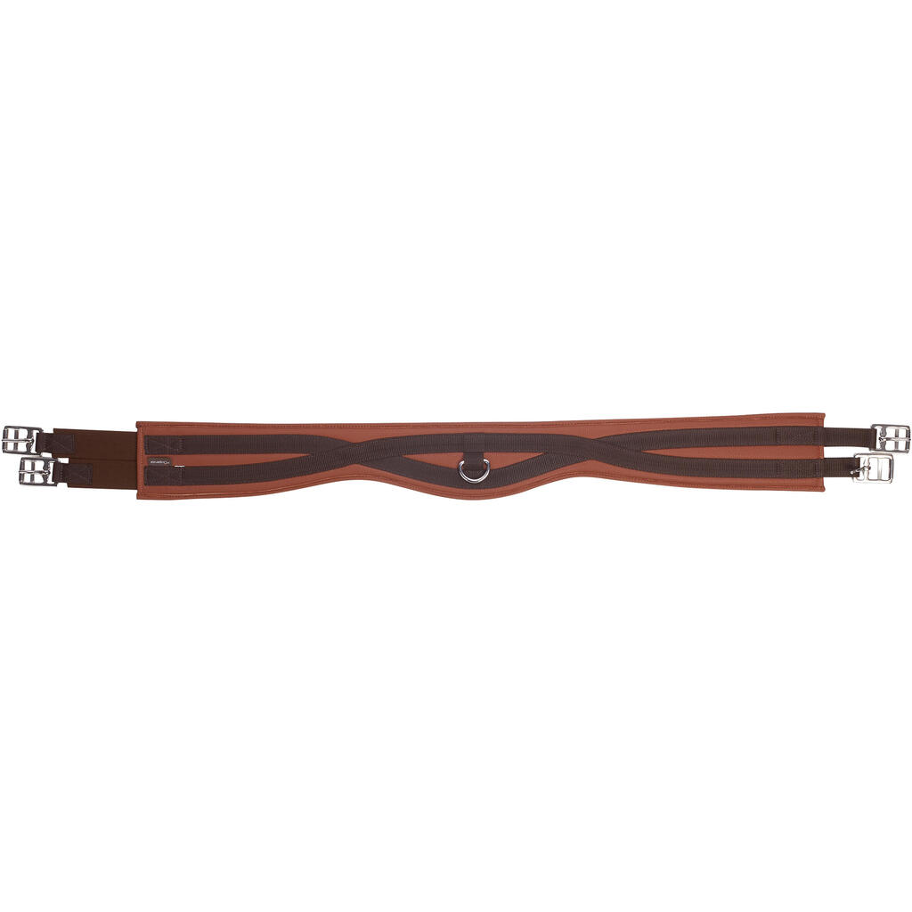 Horse and Pony Riding Synthetic Girth 100 - Brown