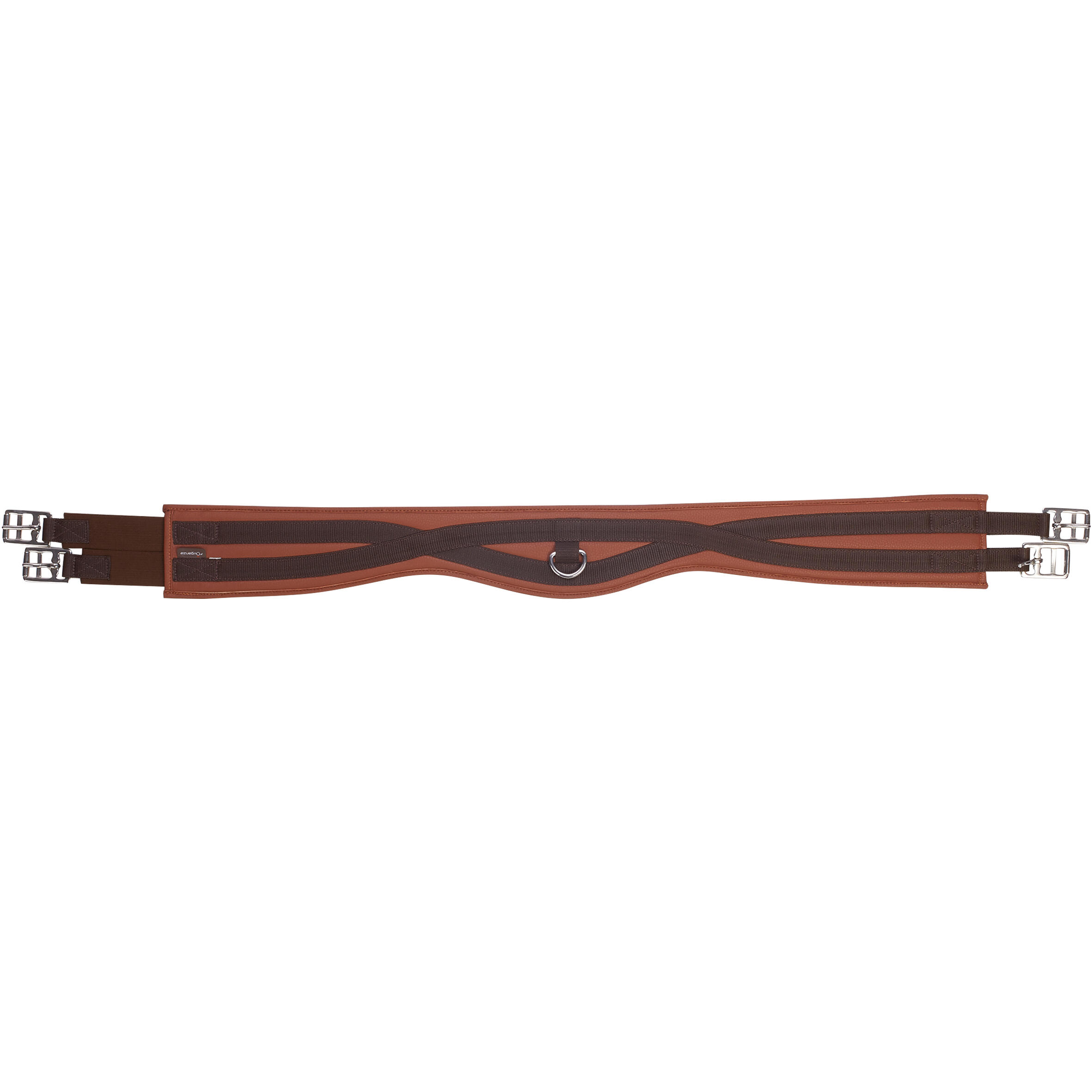 Horse and Pony Riding Synthetic Girth 100 - Brown 2/6