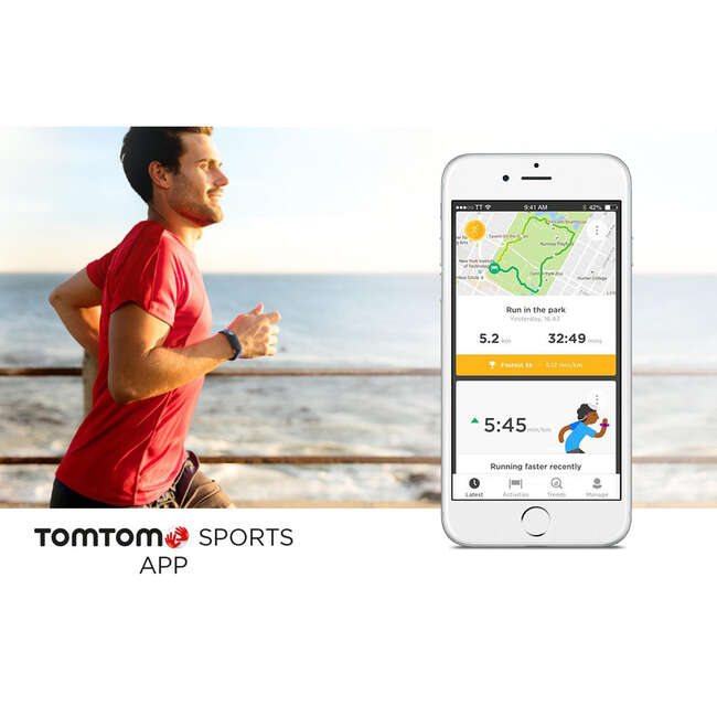 TOMTOM Touch Activity Tracker Wristband HR body composition