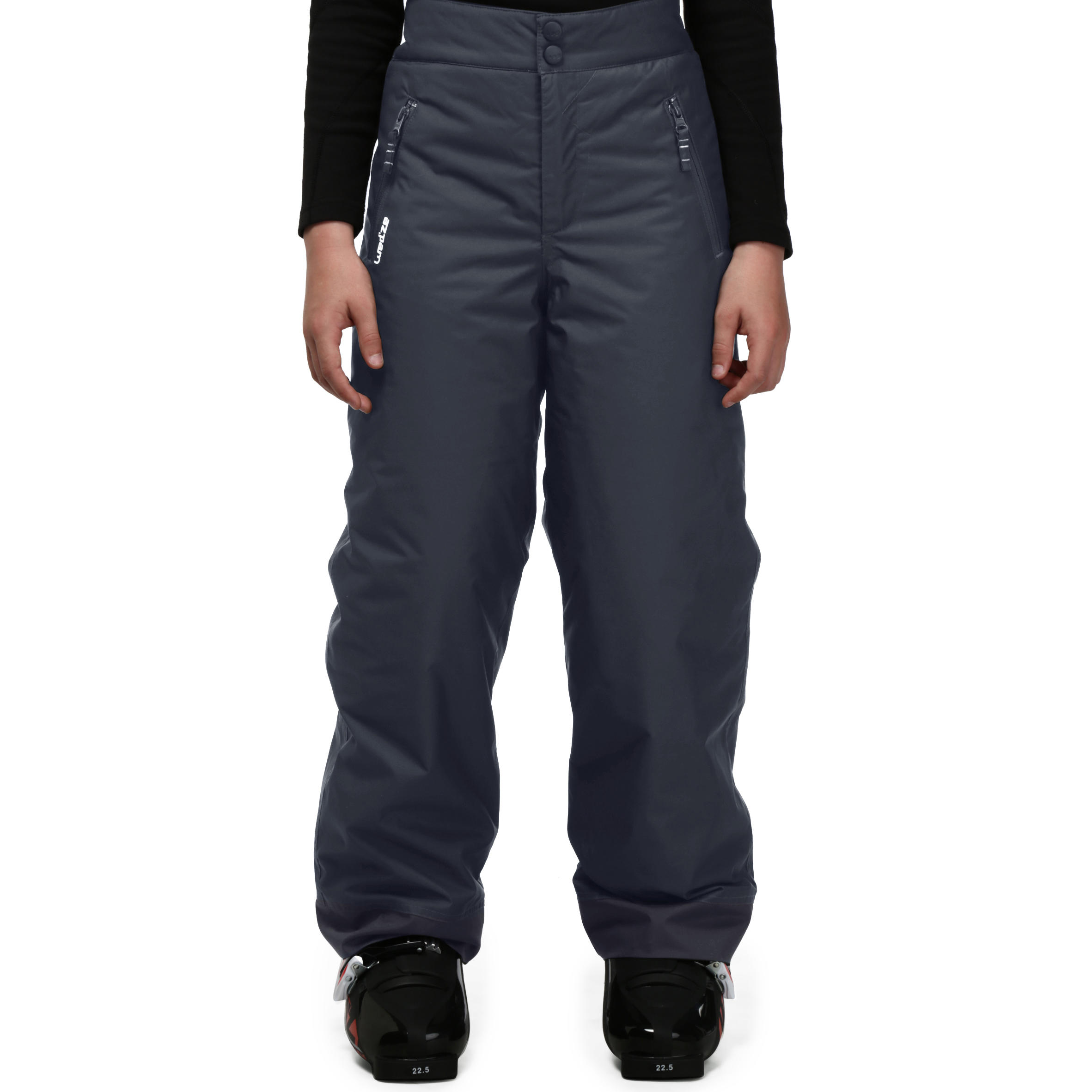 CHILDREN'S SKI TROUSERS SKI-P PA 100 DARK GREY 2/8