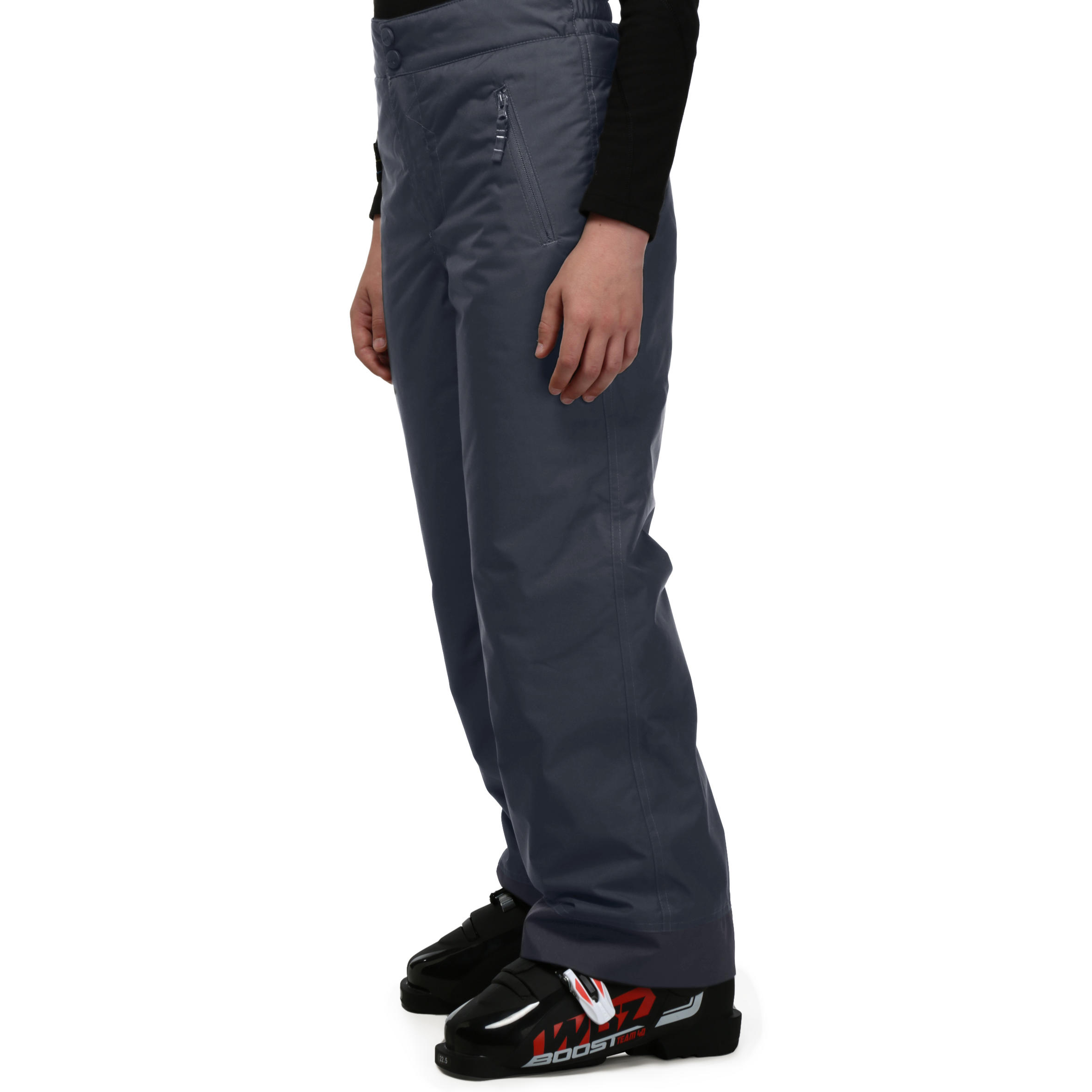 CHILDREN'S SKI TROUSERS SKI-P PA 100 DARK GREY 5/8