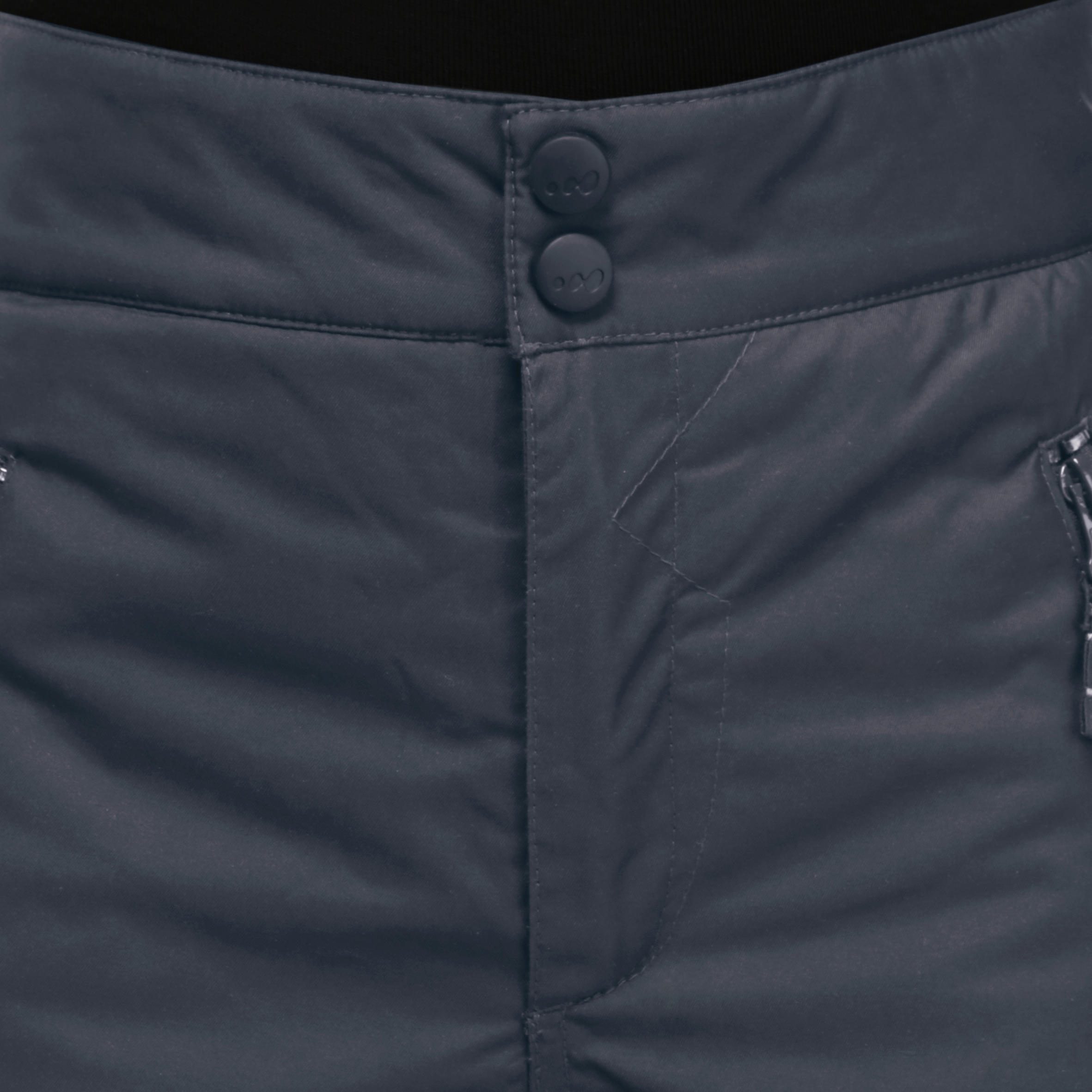 CHILDREN'S SKI TROUSERS SKI-P PA 100 DARK GREY 6/8