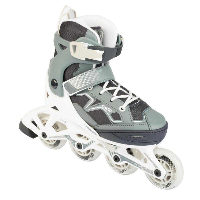 Patins à roues alignées pour enfant FIT3 JR gris Patins à roues alignées pour enfant FIT3 JR gris