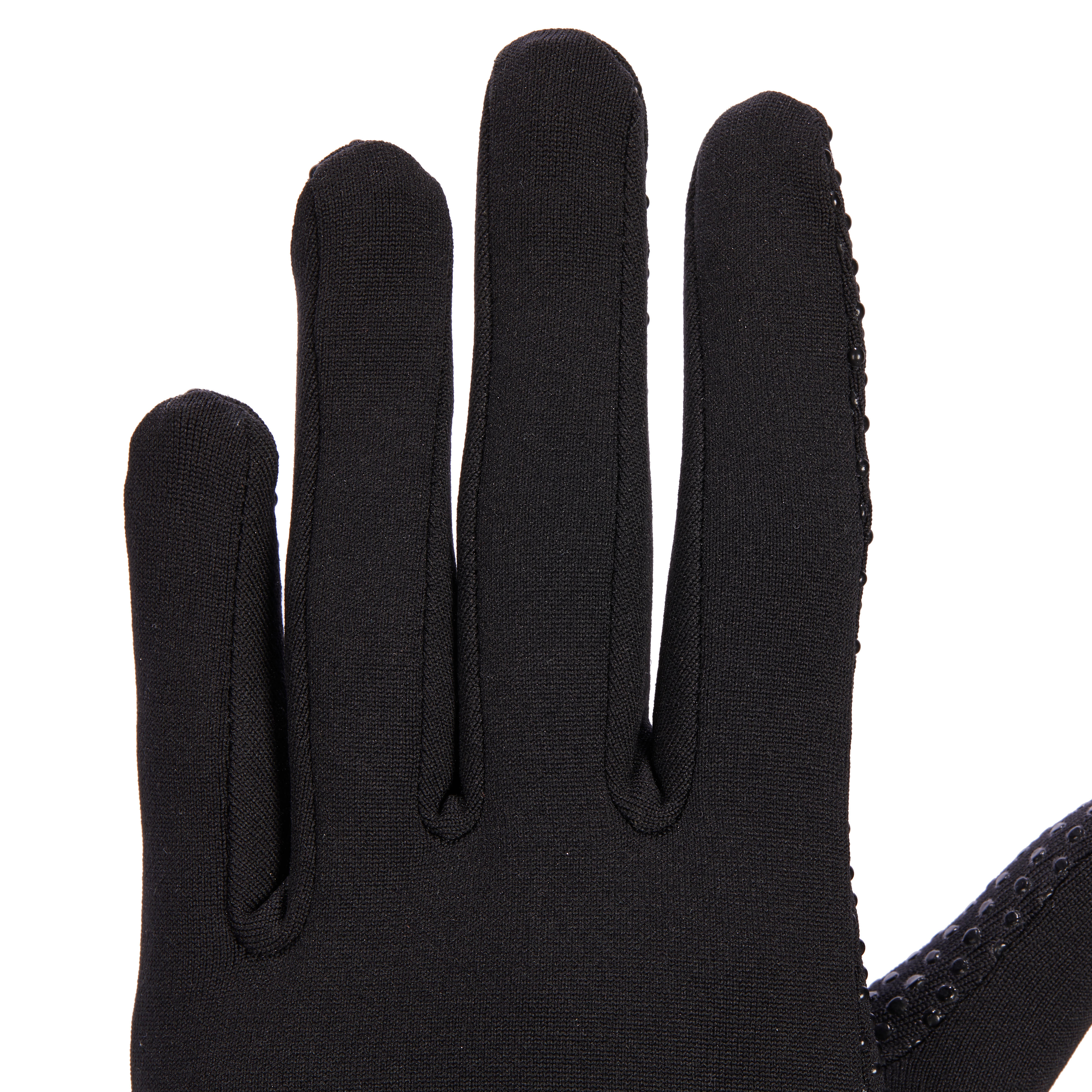 Women's Horse Riding Gloves - 140 Black - FOUGANZA