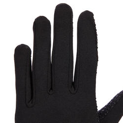 Gants équitation femme 140 noir