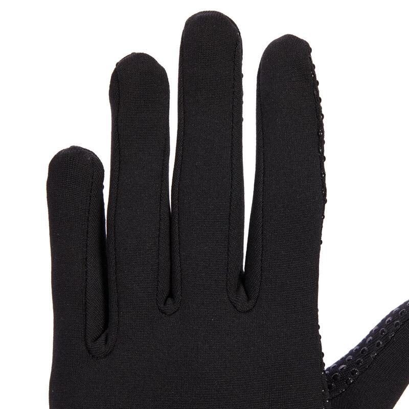 Dámské jezdecké rukavice 140 černé