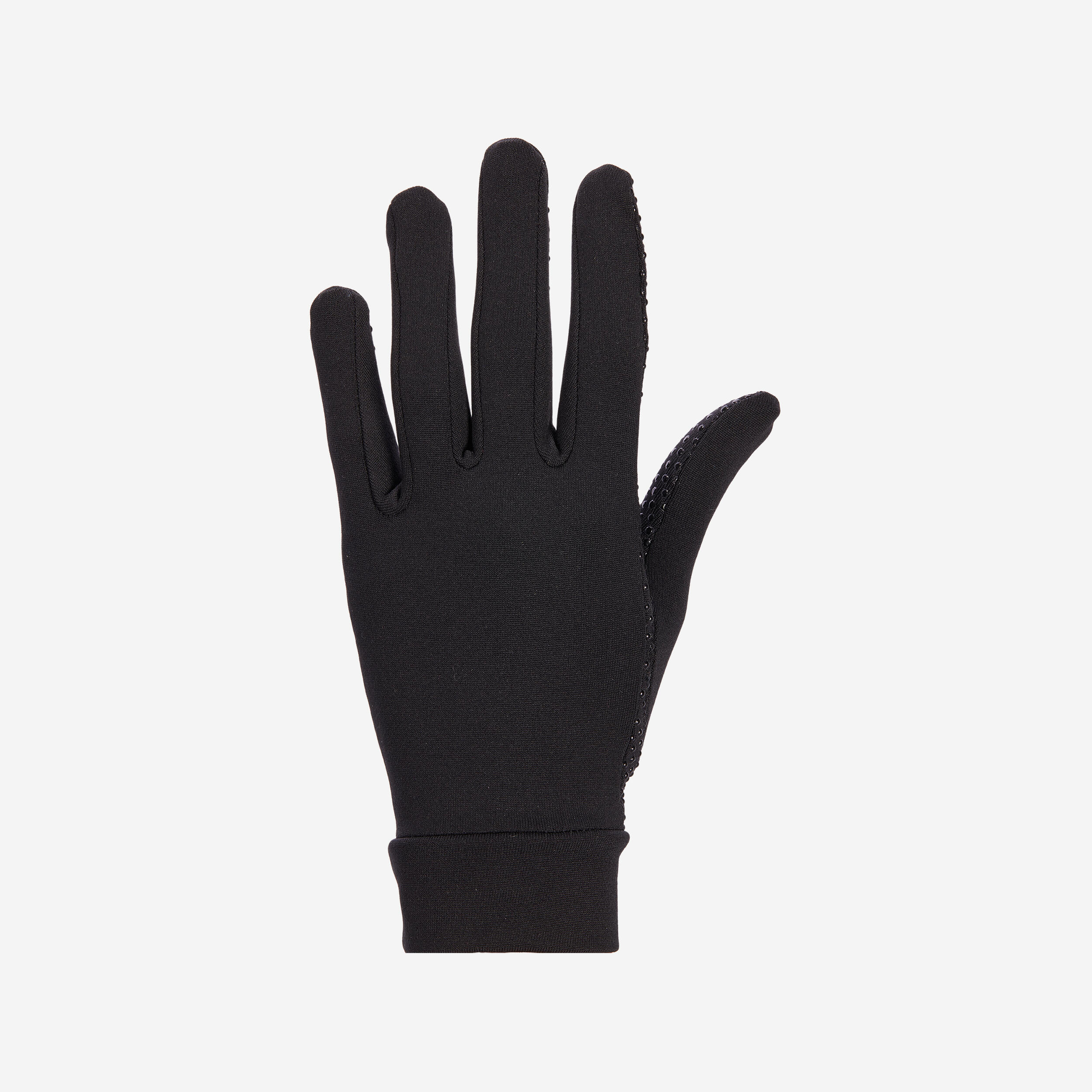 Women's Horse Riding Gloves - 140 Black - FOUGANZA