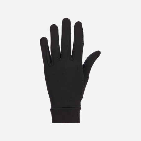 Črne ženske jahalne rokavice 140