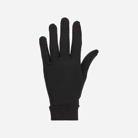 Gants équitation femme 140 noir