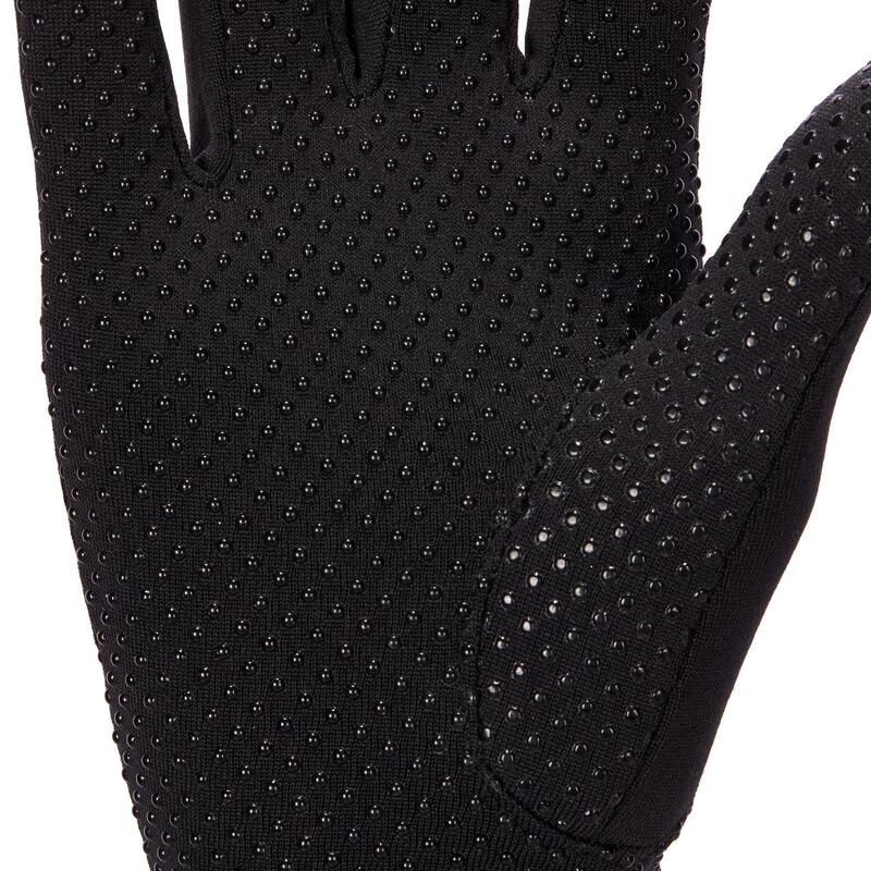 Gants équitation femme 140 noir