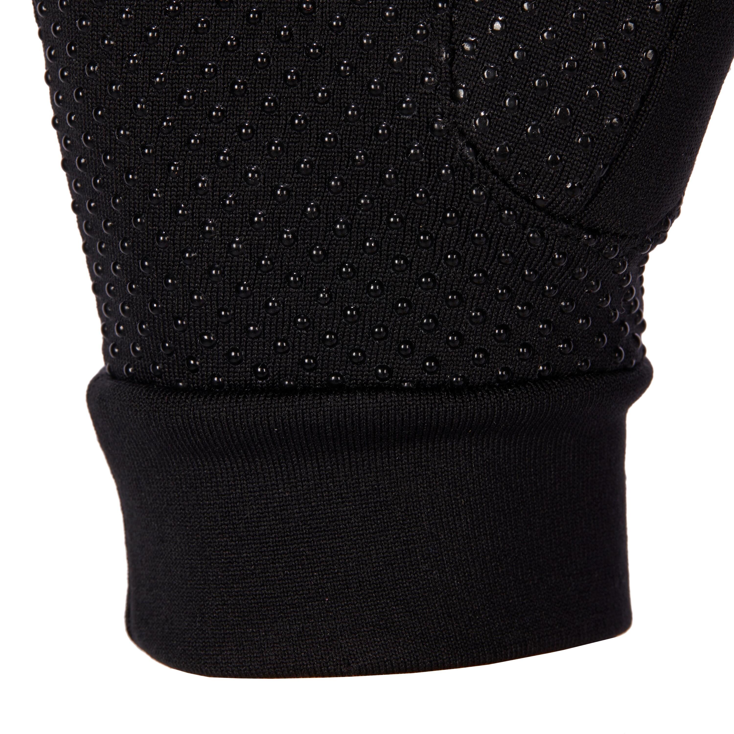 140 Women's Horse Riding Gloves - Black 5/6