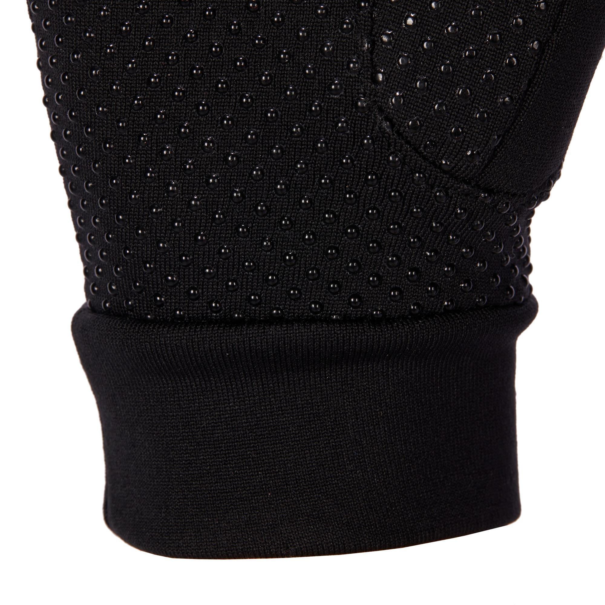 Women's 140 black riding gloves