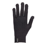Guantes equitación adulto 100 negro
