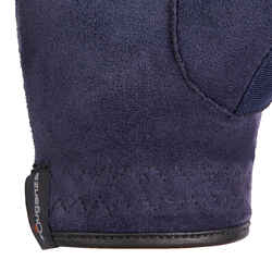 Basic Children's Horse Riding Gloves - Brown