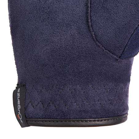 Gants équitation enfant BASIC marine