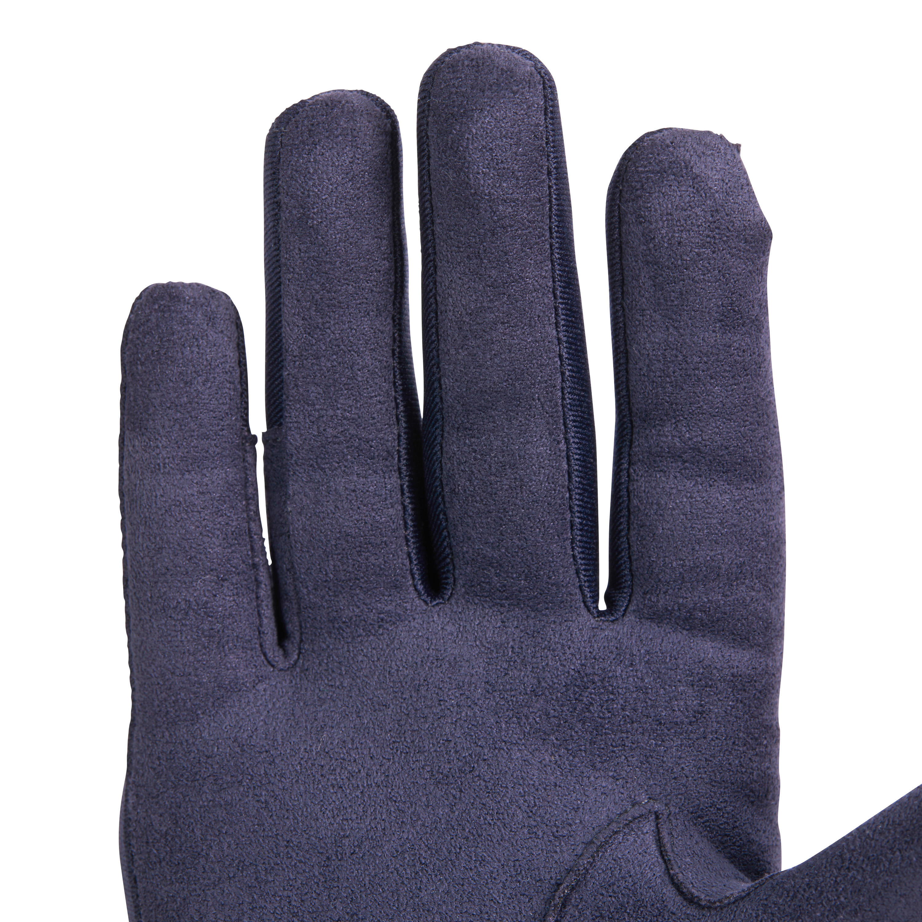 Rijhandschoenen Basic voor kinderen ruitersport marineblauw 5/11