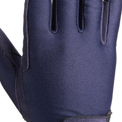 Gants équitation enfant BASIC marine