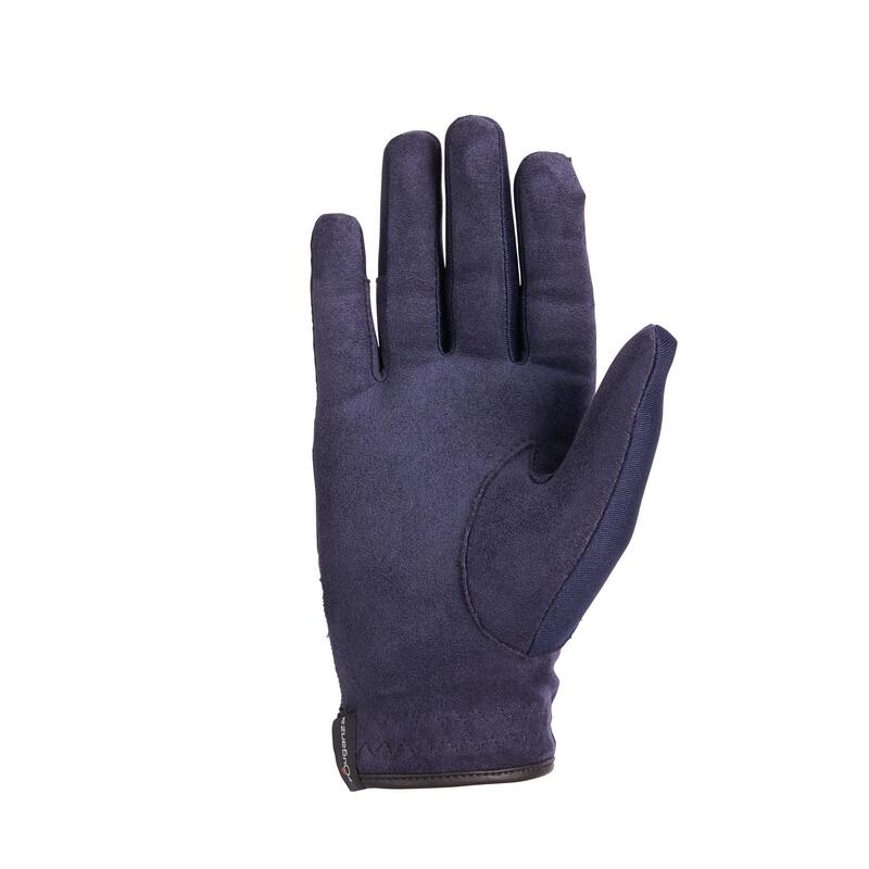 Gants équitation enfant BASIC marine