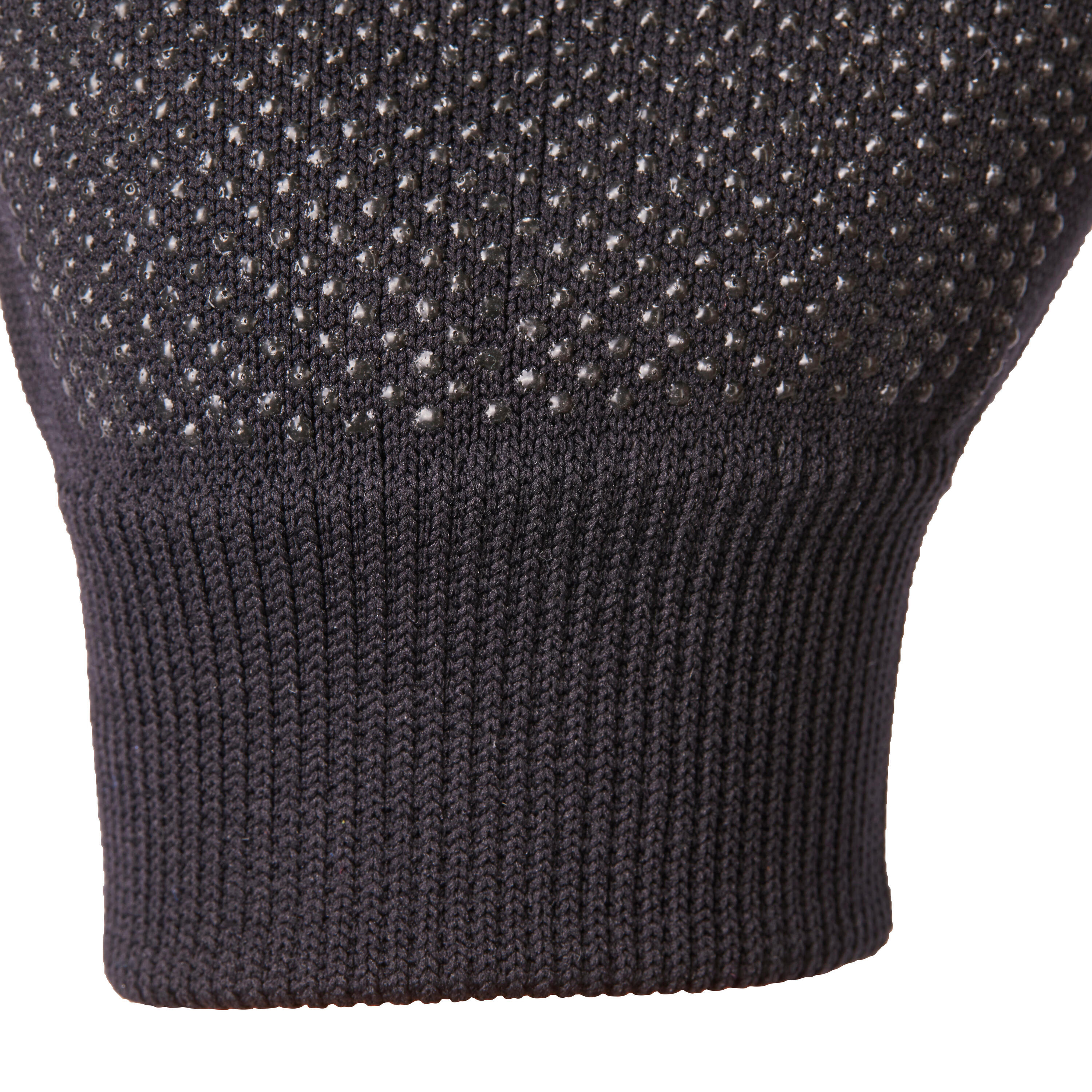 100 Children's Horse Riding Gloves - Black 6/10