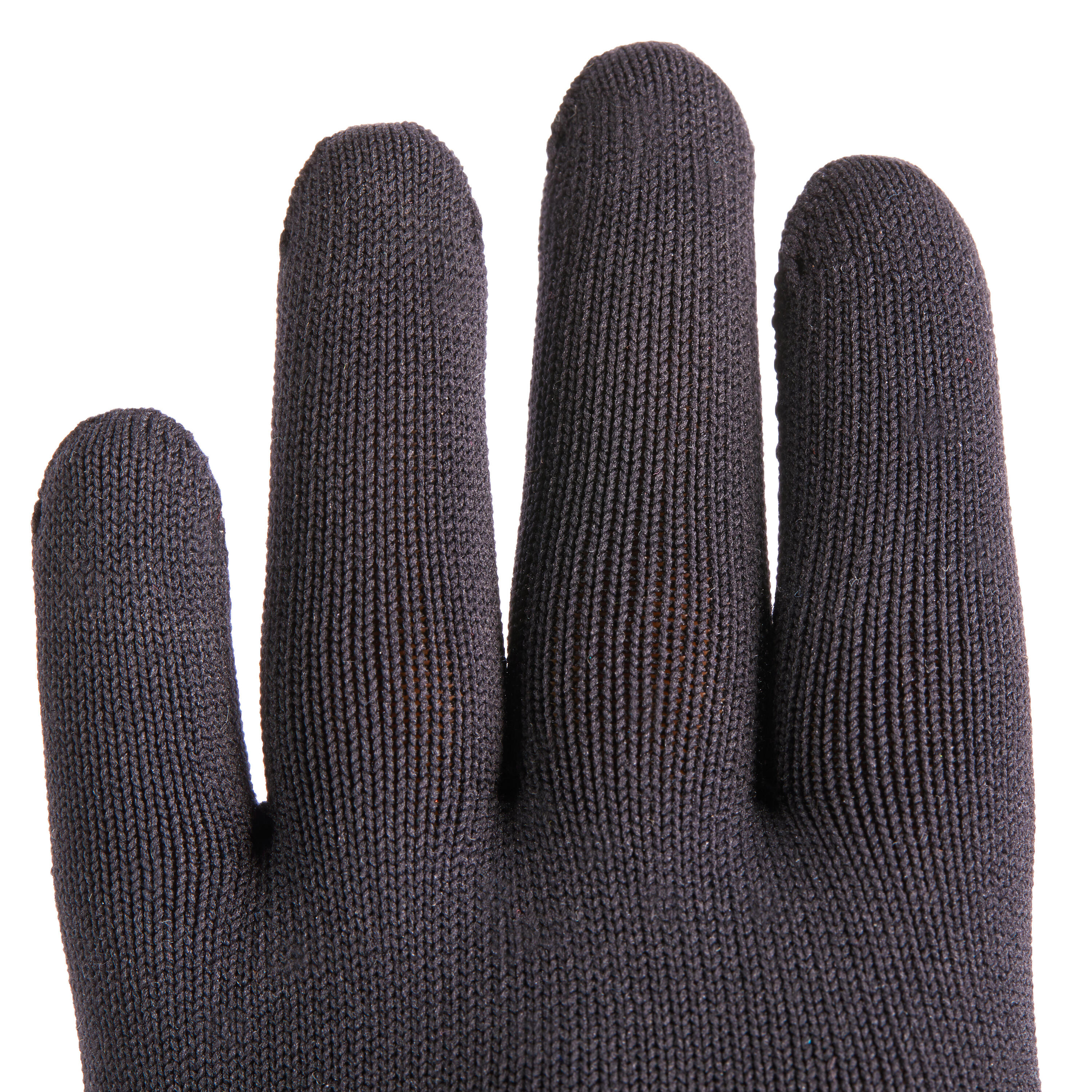 100 Children's Horse Riding Gloves - Black 7/10