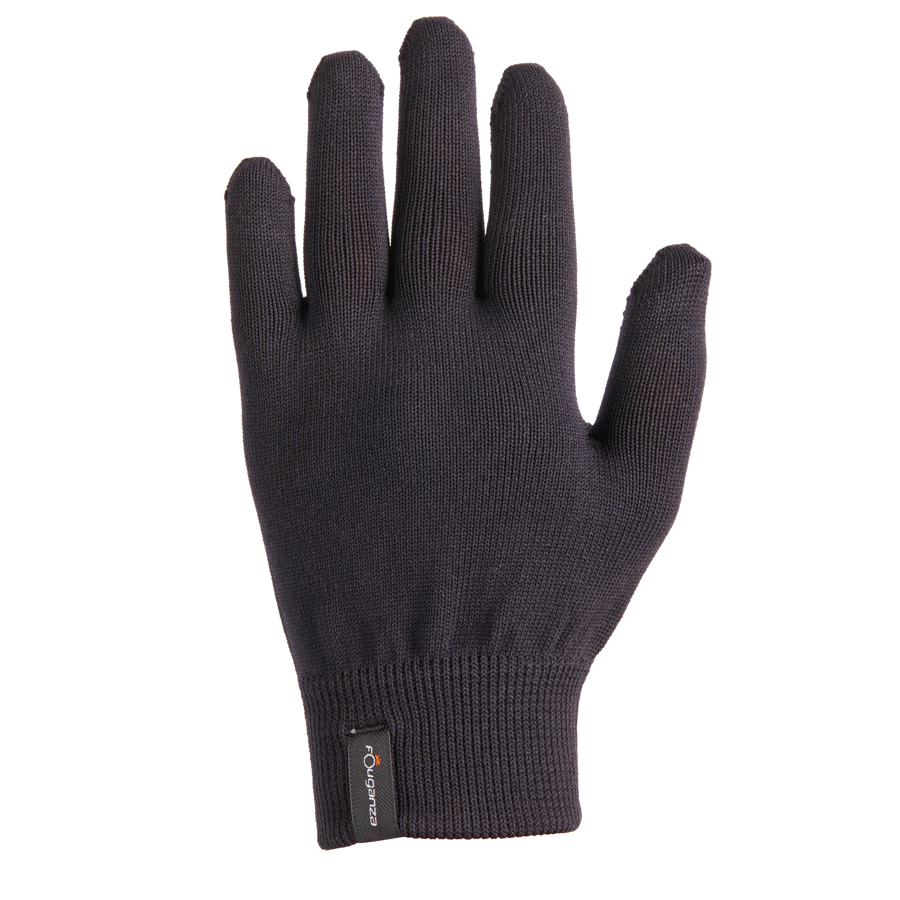 100 Children's Horse Riding Gloves - Black 1/10