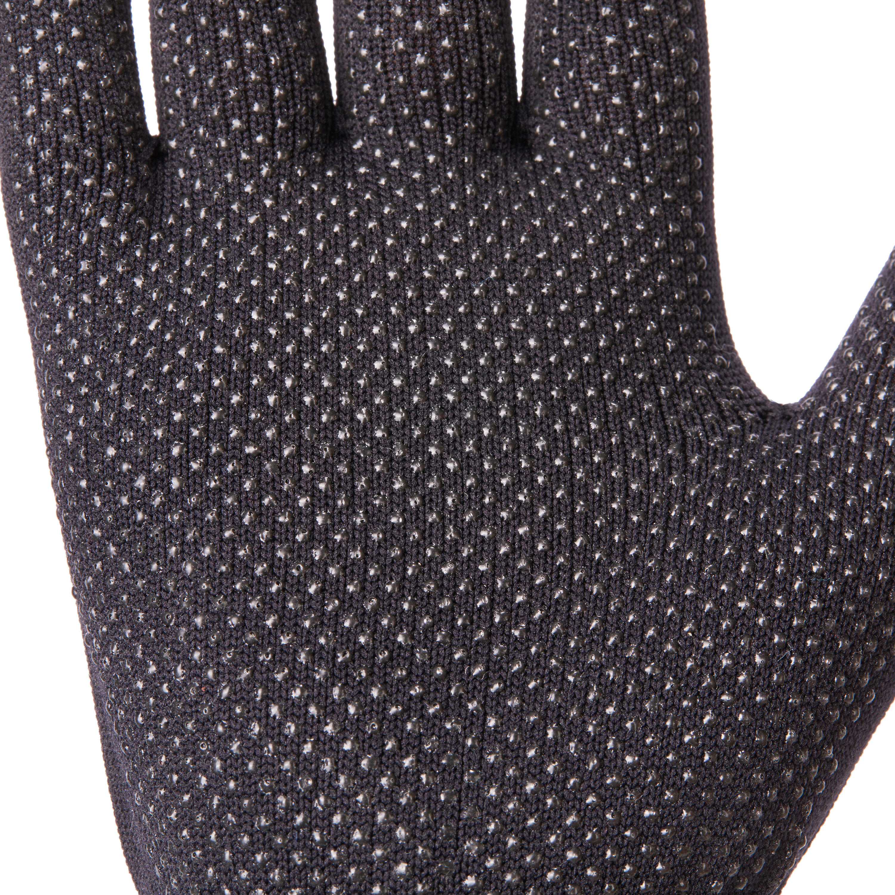 100 Children's Horse Riding Gloves - Black 5/10