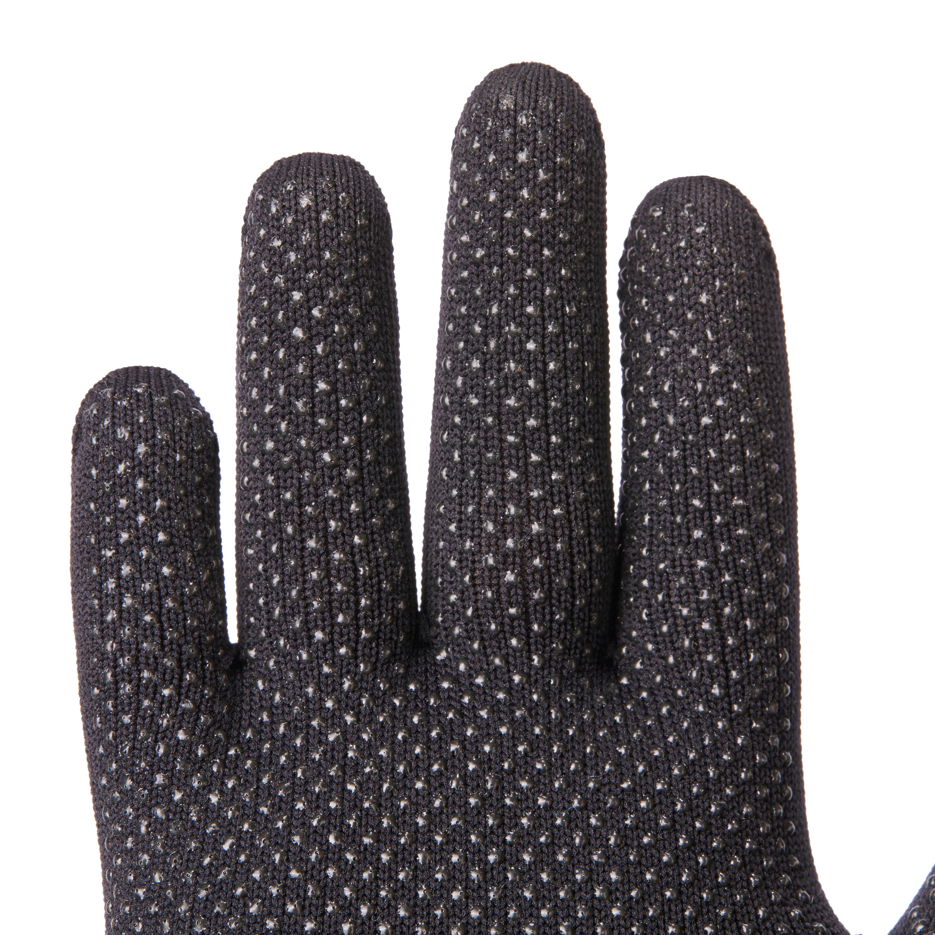 100 Children's Horse Riding Gloves - Black 4/10