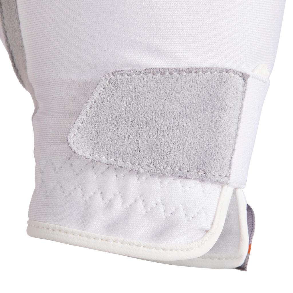 Kids' Horse Riding Gloves Basic - Blue