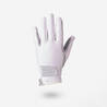 Basic Children's Horse Riding Gloves - White