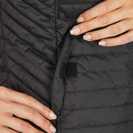 Women's Sleeveless Horse Riding Down Jacket 100 - Black