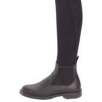 180 Fullseat Kids' Full Seat Horse Riding Jodhpurs - Black/Grey