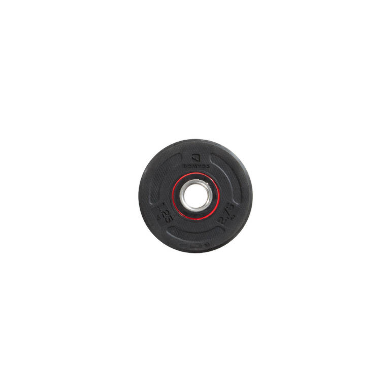 Rubber Weight Training Disc Weight 28 mm - 1.25 kg 