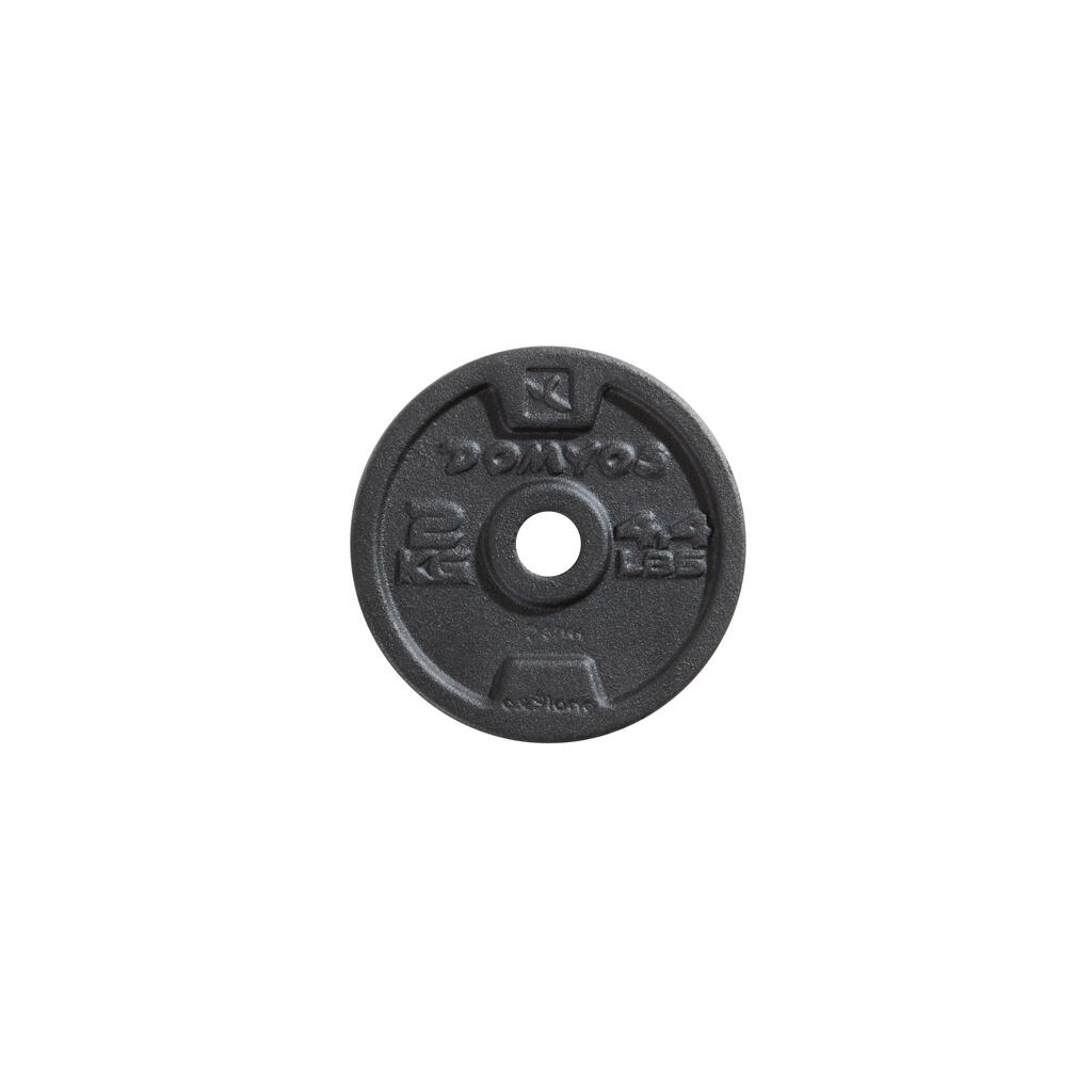 Poids de musculation en fonte 28mm