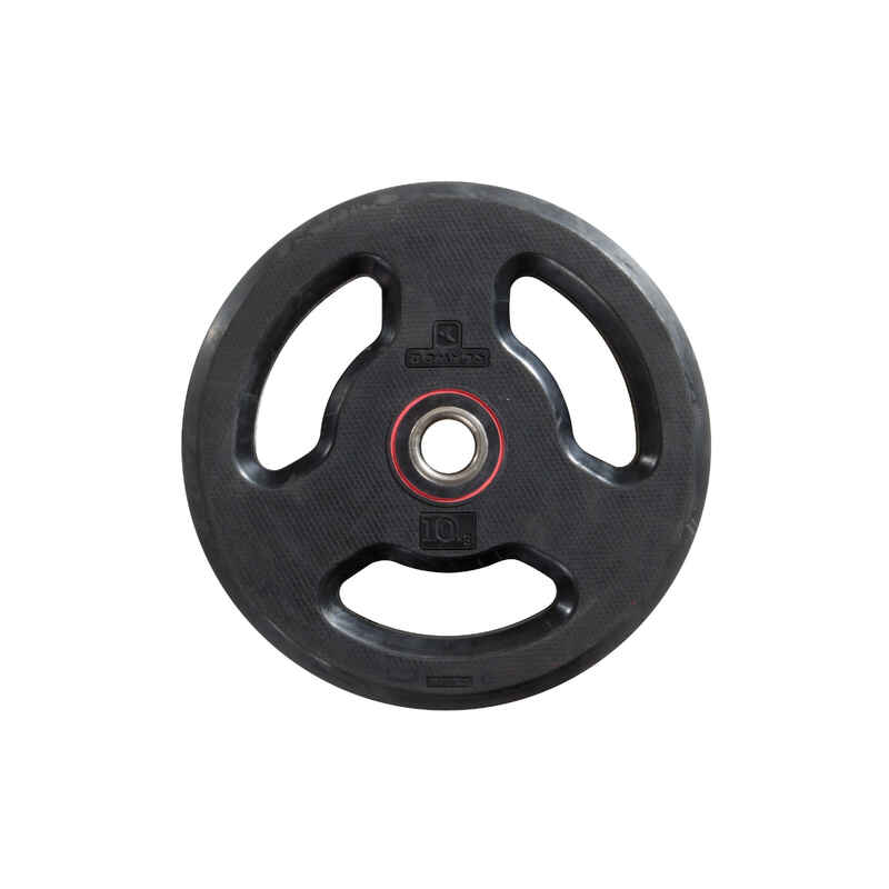 Rubber Weight Disc with Handles 28 mm 10 kg