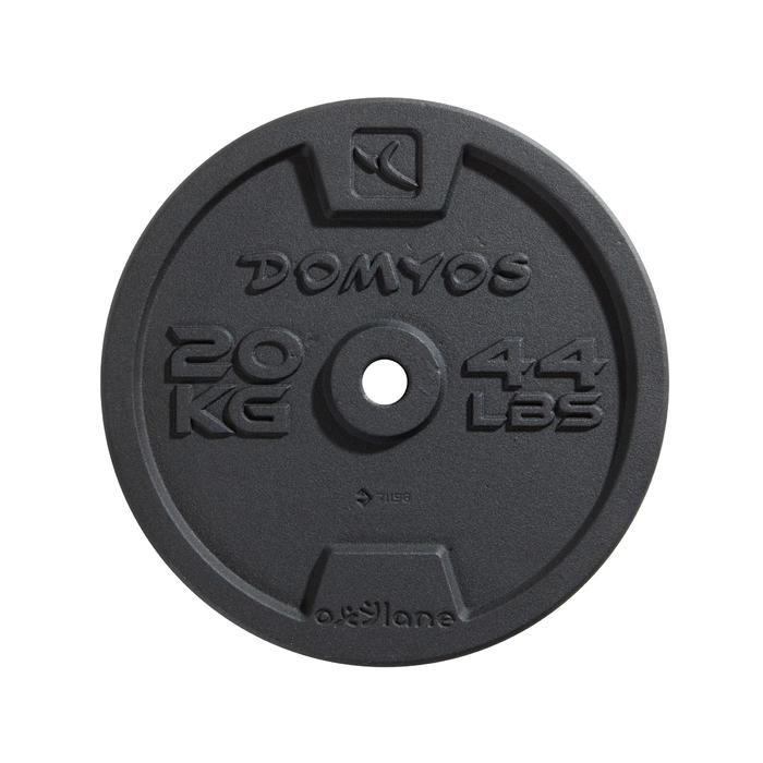Disque De Fonte Musculation 28 Mm Domyos Decathlon