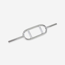 Barre de musculation triceps 86cm 28mm