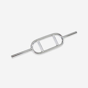 Barra pesas tríceps de 86 cm musculación 28 mm Domyos