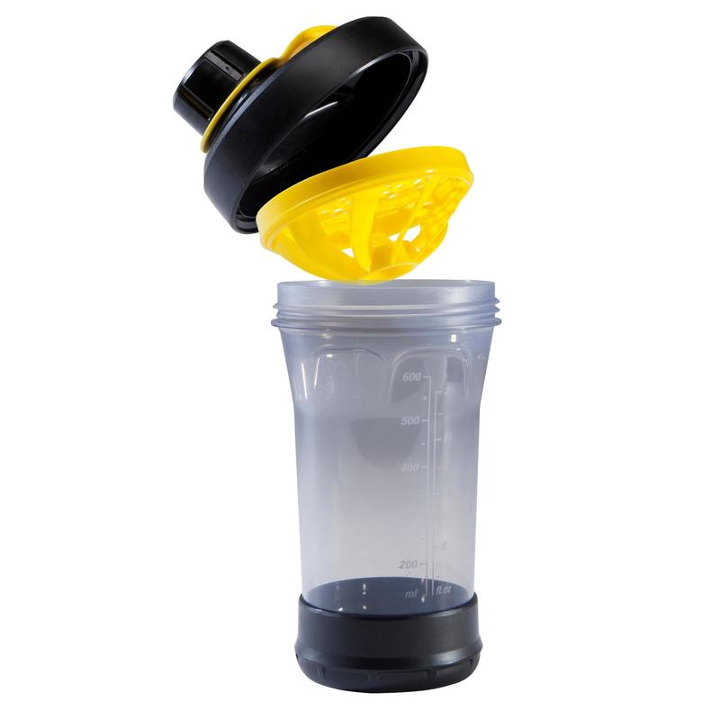 Shaker 700 ml - Black/Yellow | Domyos 