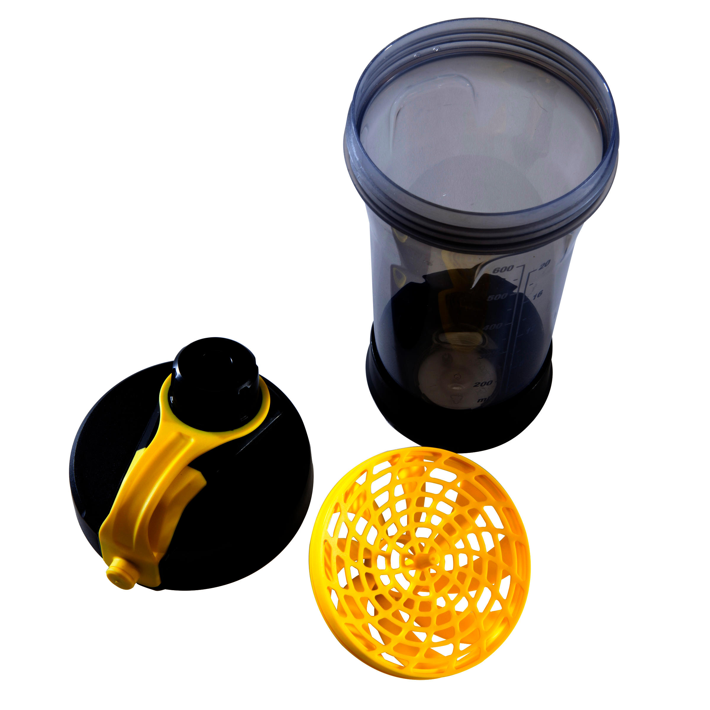 Shaker 700 ml - Black/Yellow 7/14