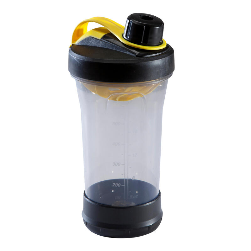 Shaker 700 ml - Black/Yellow | Domyos 